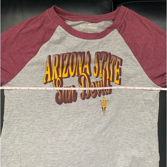 SALE!🛍️ Arizona State University Sun Devils ASU Baseball Shirt Long Sleeve L - Picture 4 of 5